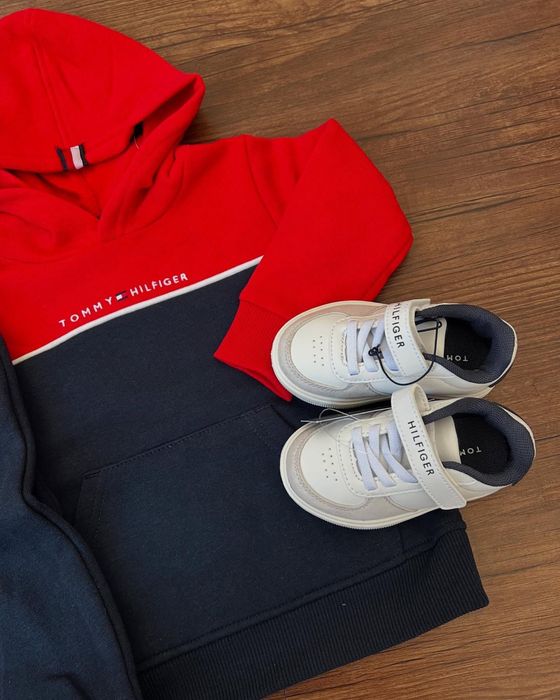 Теплий дитячий спортивний костюм на флісі Tommy Hilfiger оригінал