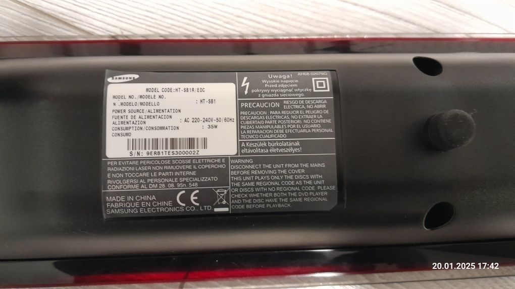 Soundbar Samsung HT-SB1