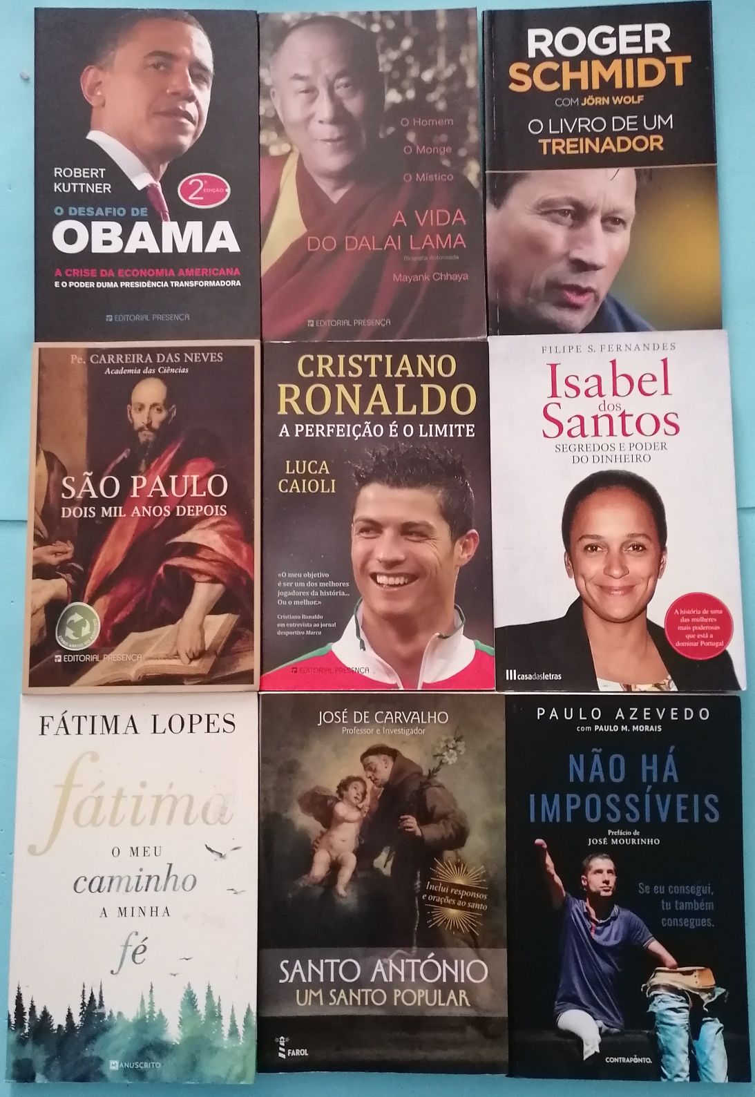 26 livros NOVOS -Biografias-Desde 3,90€-Portes grátis(ler descrição)