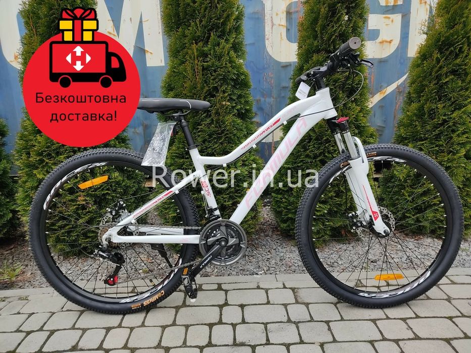 Алюмінієвий велосипед Formula ALPINA AL 26" DD FR рама-15" white-pink