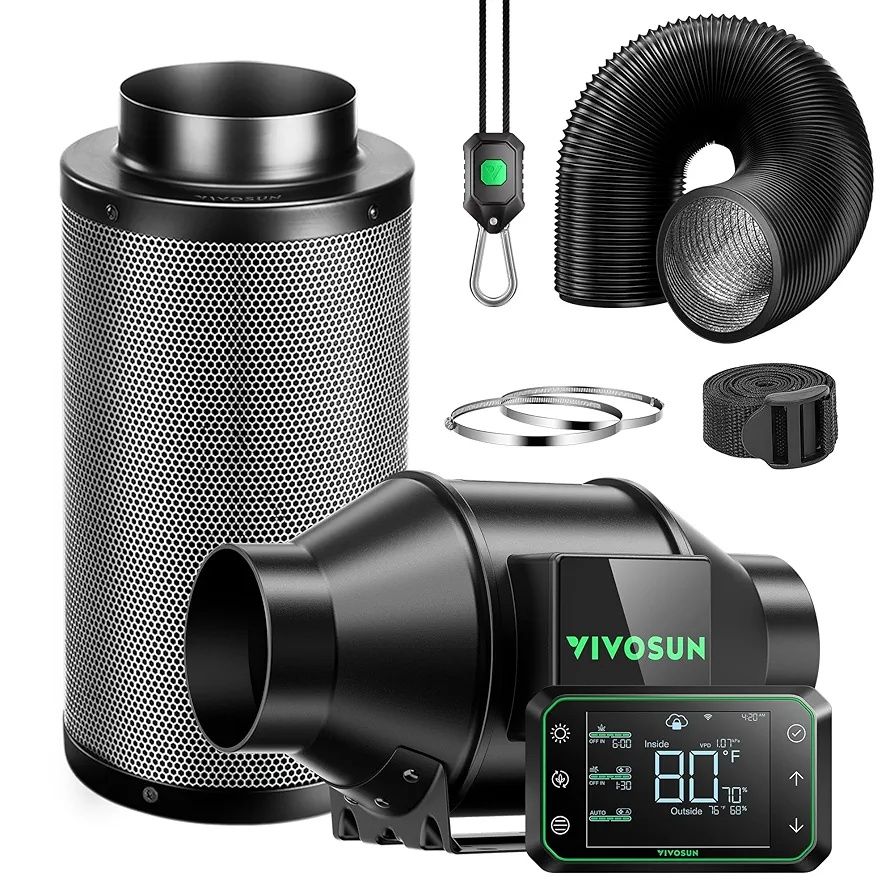 Vivosun Pro G4 Wentylator do uprawy  system chłodzenia i wentylacji