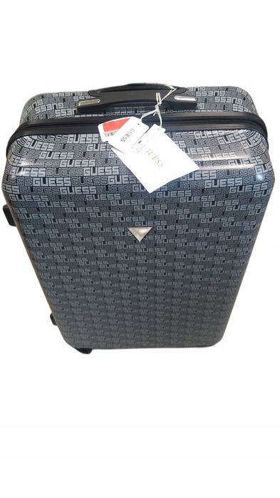 Guess Walizka Stroma 28 In 4 Wheeler Logowana Premium