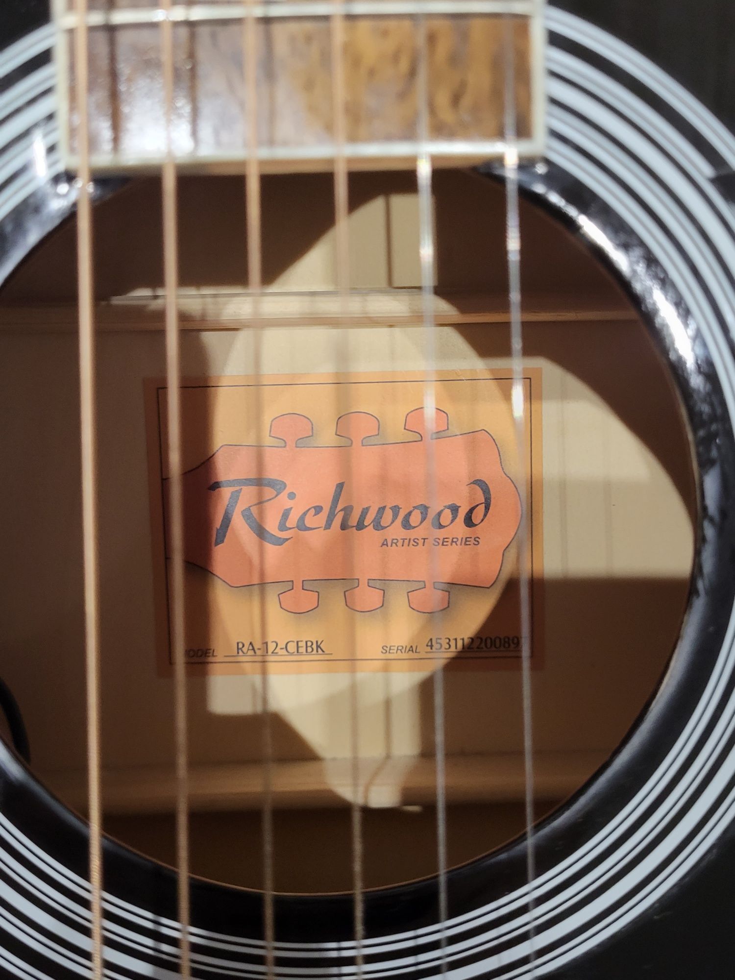 RICHWOOD RA-12 cebk gitara elektro-akustyczna