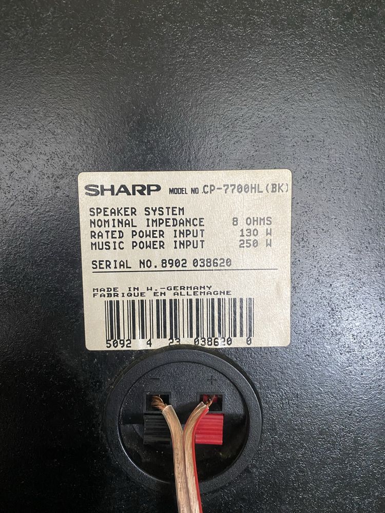 Для ценителей! Мощная адиосистема SHARP ( центр музыкальный)cp-8800