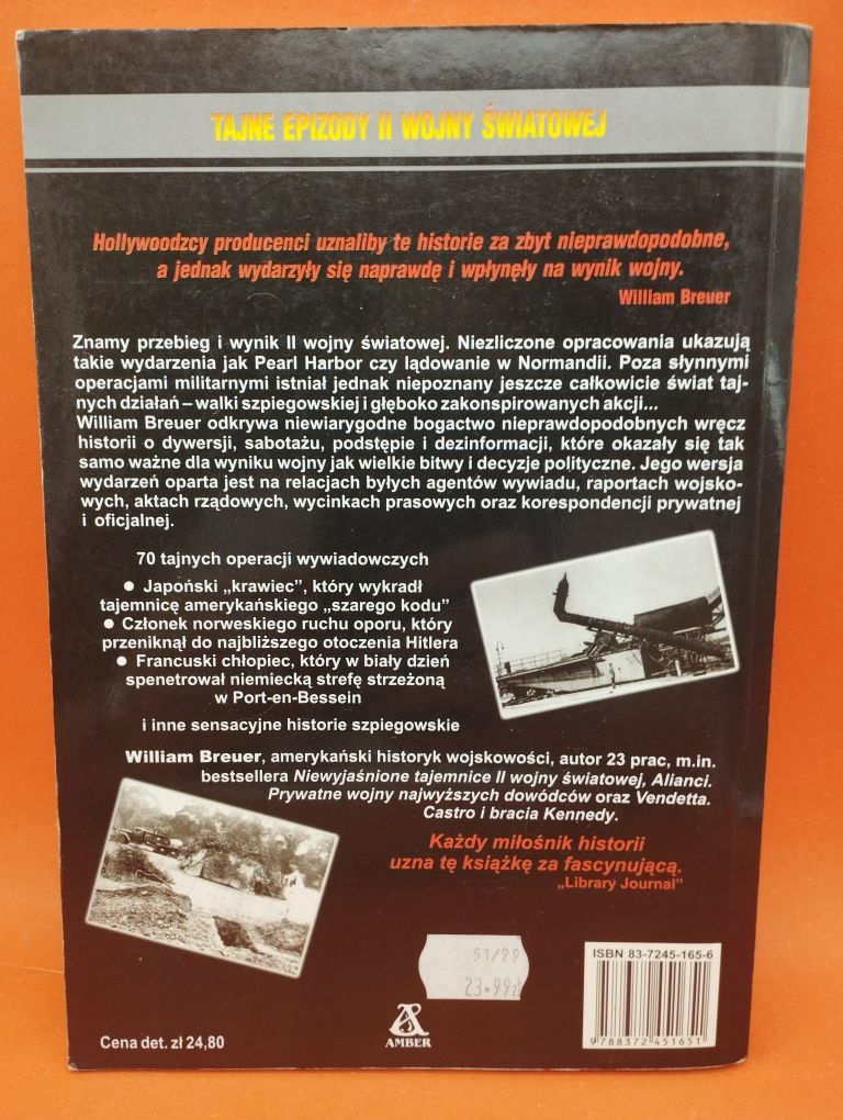 Tajne epizody II wojny światowej - William Breuer