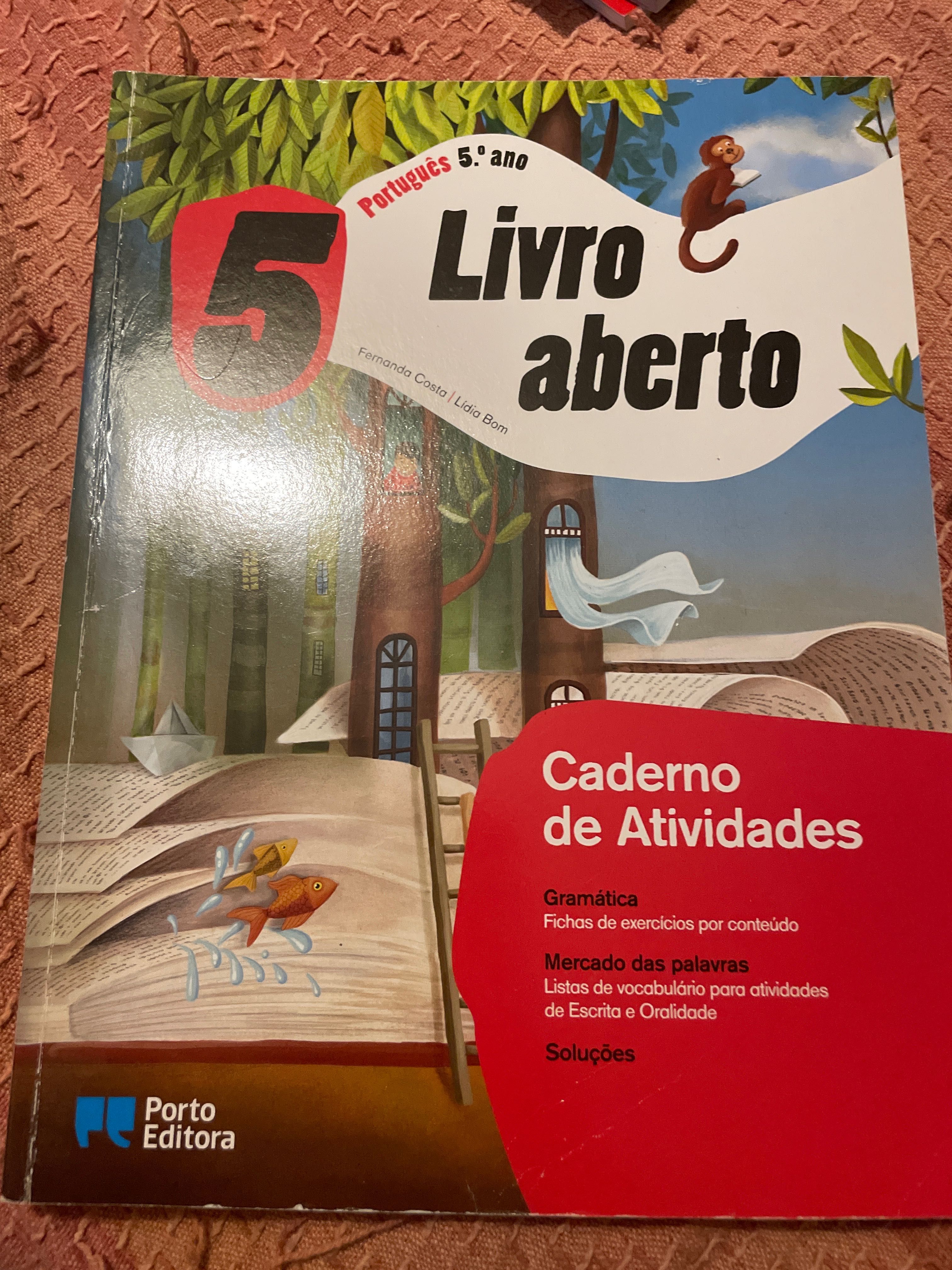 Cadernos de atividades 5 e 7 ano
