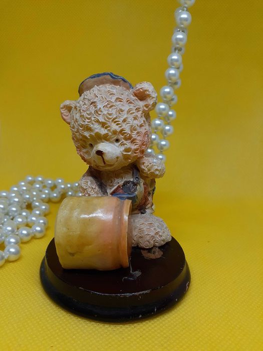 Cappuccino Collectable мишка с бочонком меда детская фигурка для детей