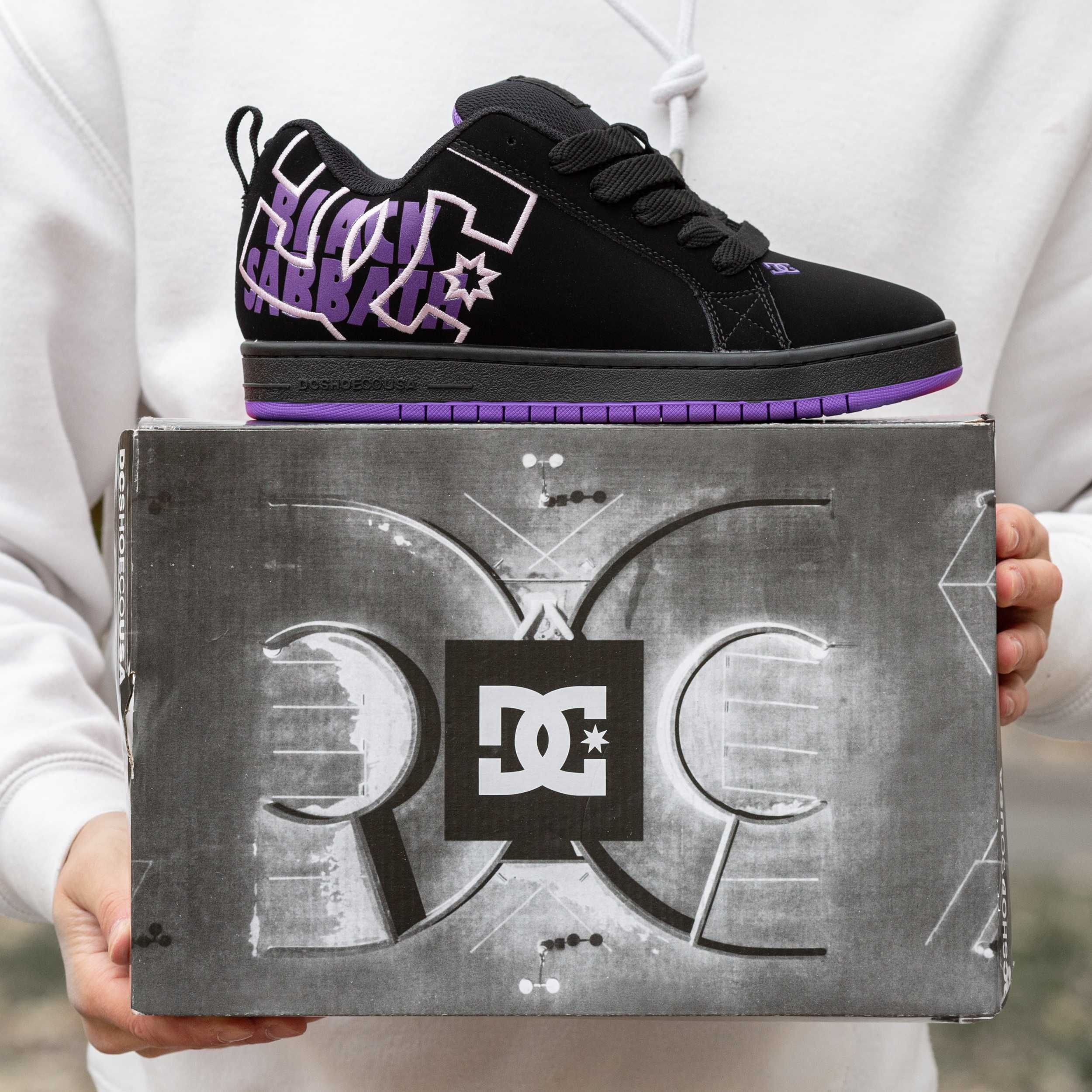 БЕЗ передплат DC Shoes Court Graffik Black Purple