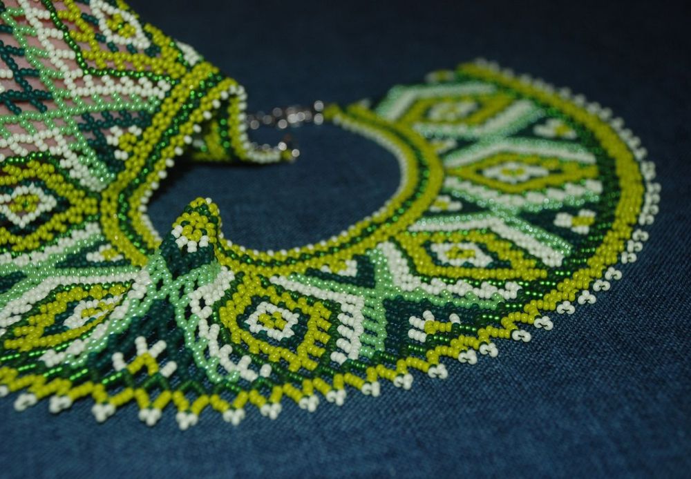 Намисто силянка ручної роботи з чеського бісеру Preciosa