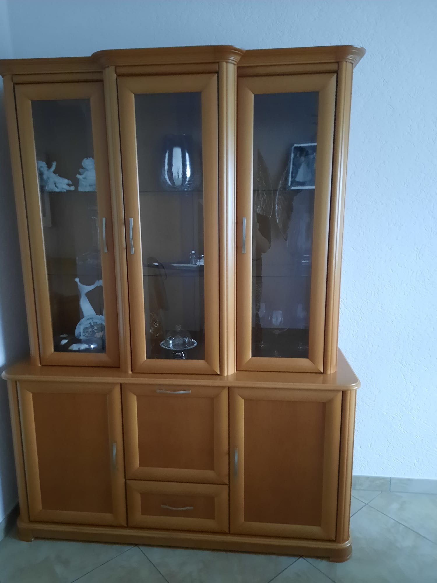 Zestaw mebli do salonu, okleina naturalna