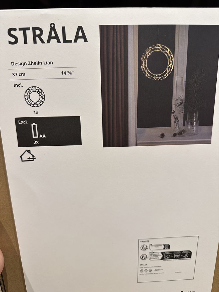 Lampa Led Ikea Strala