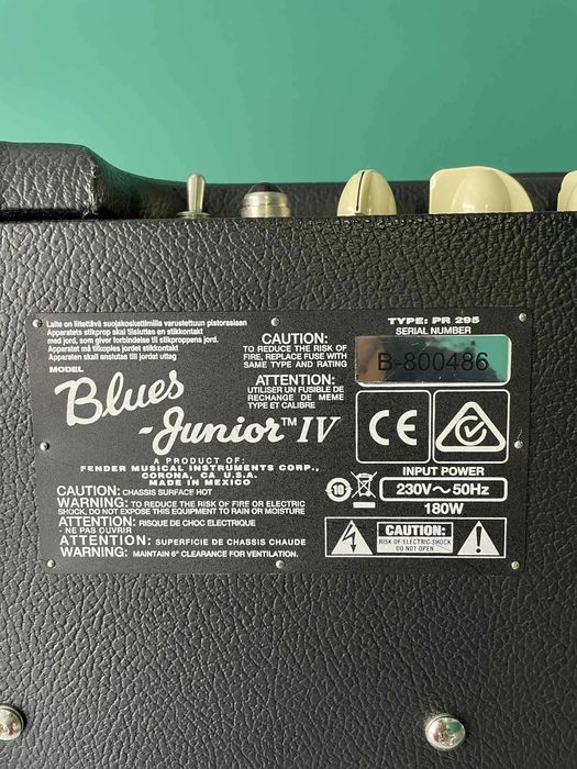 Combo Fender Blues Junior IV