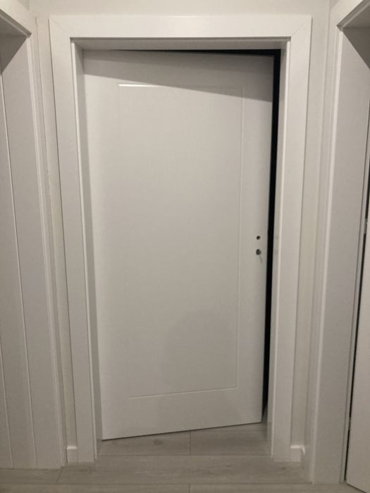 Drzwi wewnętrzne lewe Erkado Białe Kompletne