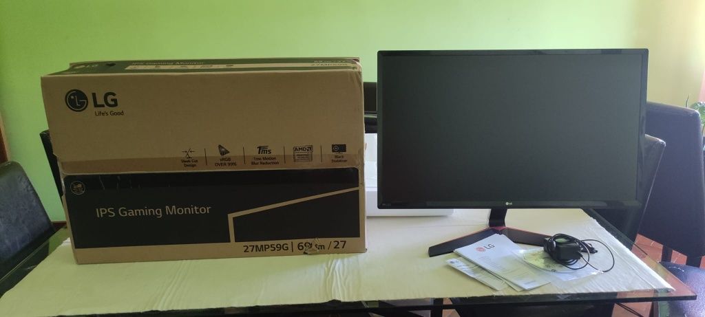 LG IPS gaming monitor 27" 27MP59G