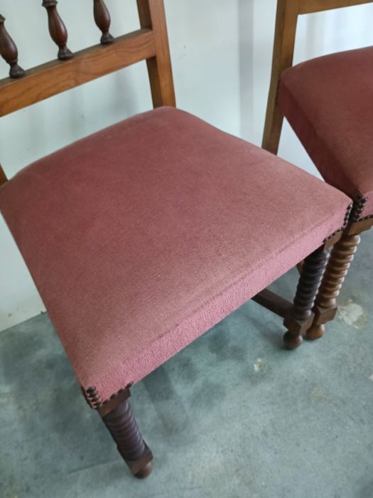 Cadeiras de quarto em madeira maciça , tecido em veludo lavável, exemp