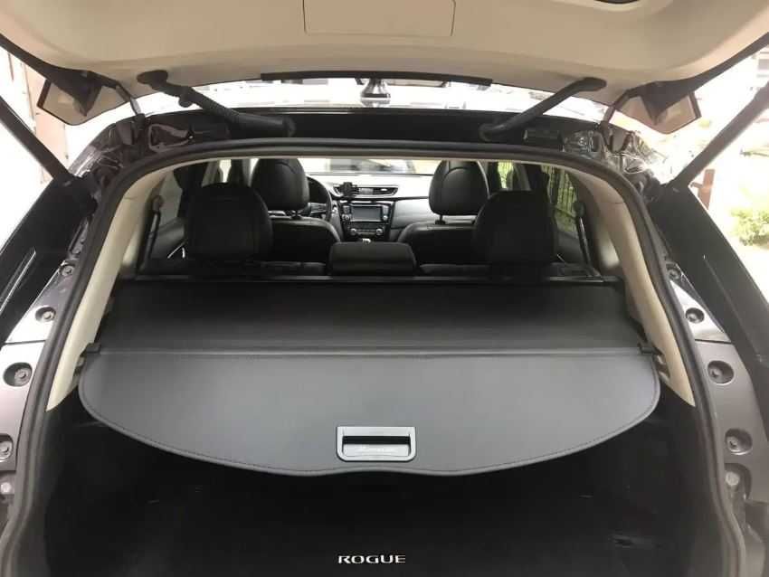 Шторка полка в багажник Nissan Rogue 2014 - 2025 T32 T33 Чорна Бежева