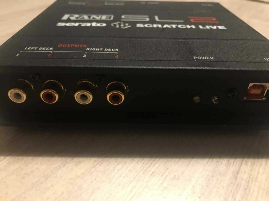 Rane DJ SERATO Scratch live sl2, interface.