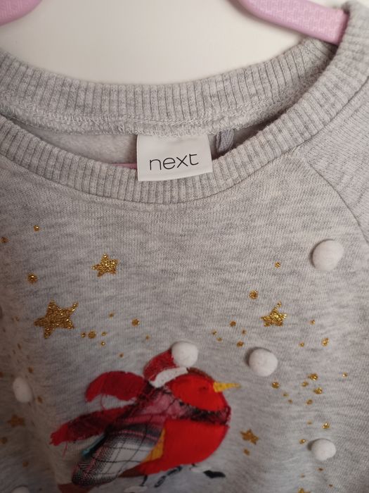 Bluza Next ocieplana r74-80