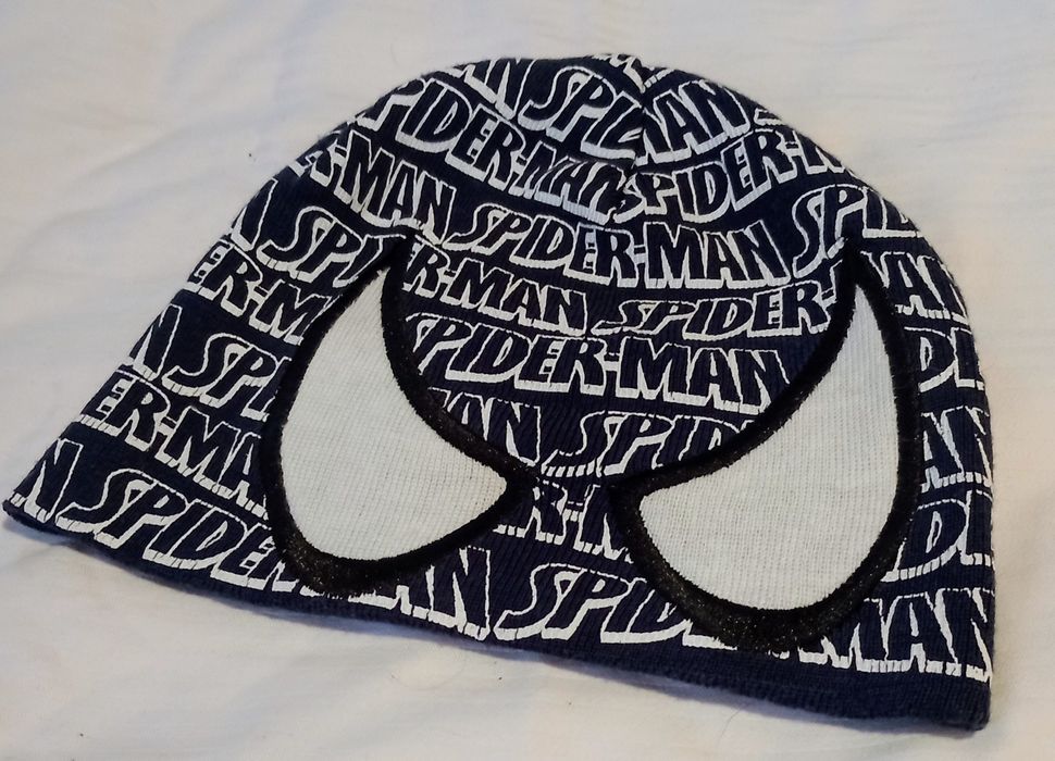 Czapka chłopięca ocieplana dzianina Spiderman 3/6lat Marvel H&M