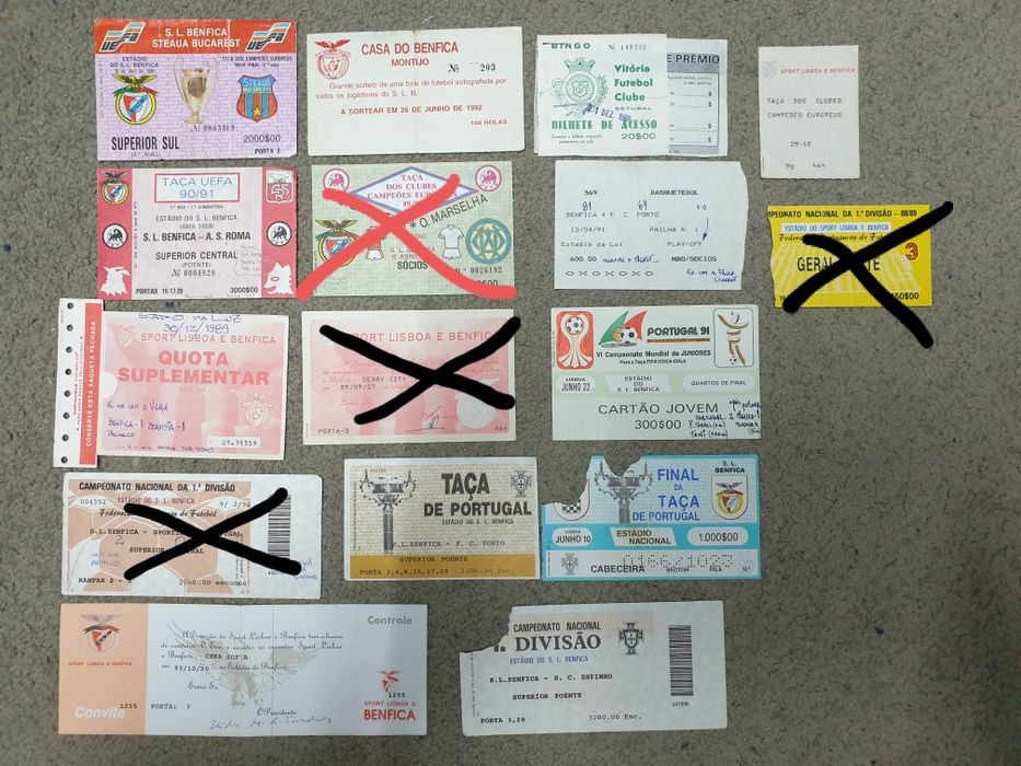 Bilhetes antigos