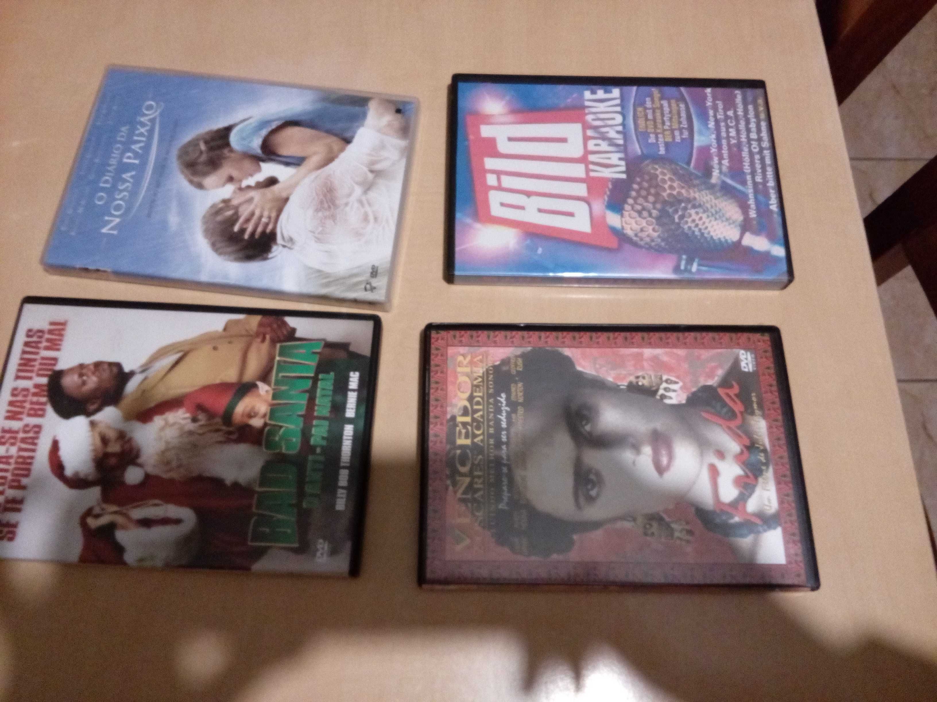DVD de filmes e documentarios.