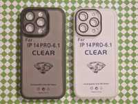 Protective Clear Lens Case do Iphone 14 przezroczysty lub czarny