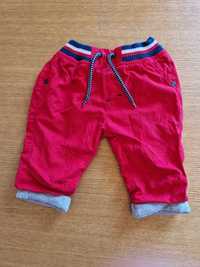 Czerowne długie spodnie dla chłopca 3-6 m 68