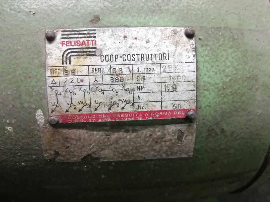 Esmeriladora   industrial  Marca Felisatti de 250mm