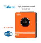 Гібридний інвертор ANERN 24V/230V 4200 VA Вт 4.2 кВт MPPT 120A чистий