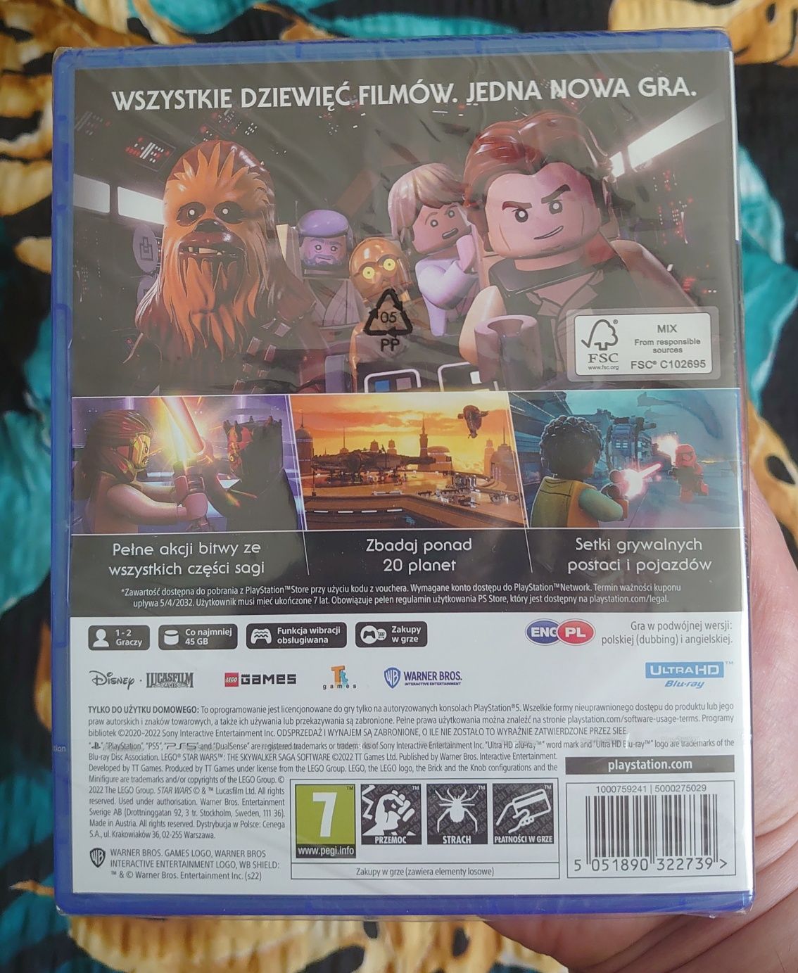 LEGO Gwiezdne Wojny Saga - gra PS4/PS5 Nowa