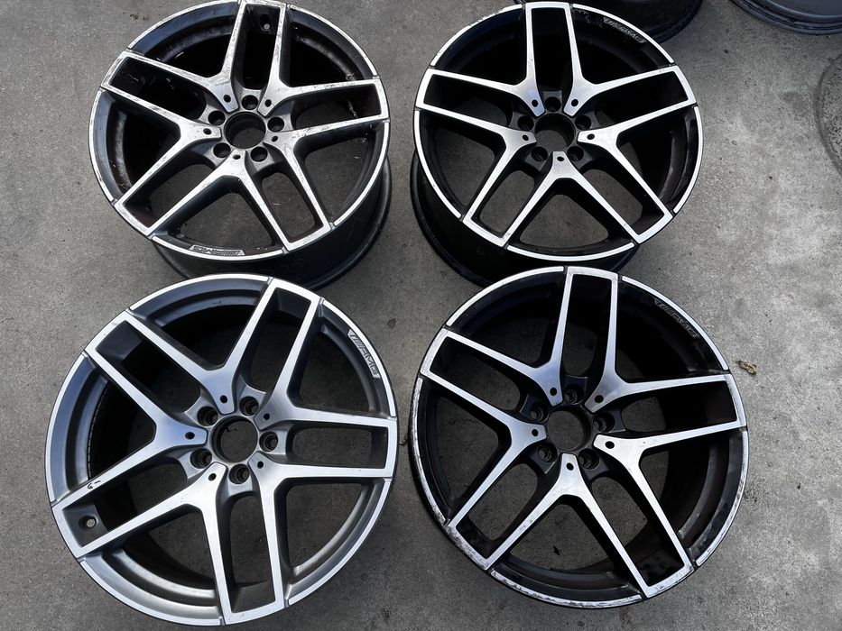 Komplet felg Mercedes GLC Amg 19 5x112 przod i tyl coupe