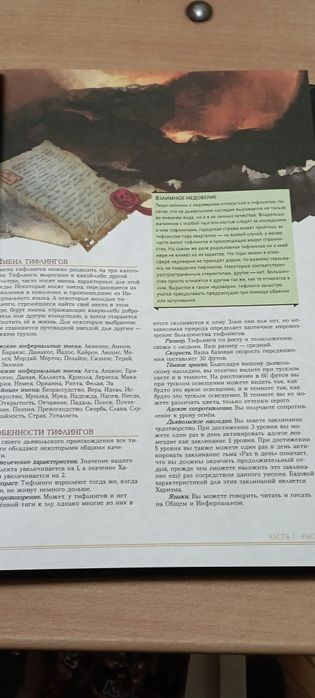 Книга игрока, книга правил, dungeon and dragons, D&D, DnD, на русском