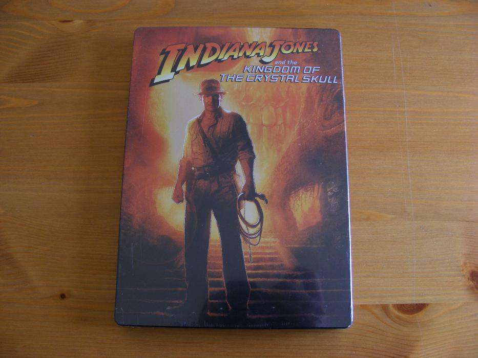 DVD - Indiana Jones e a Caveira de Cristal - CAIXA METALICA - FILME