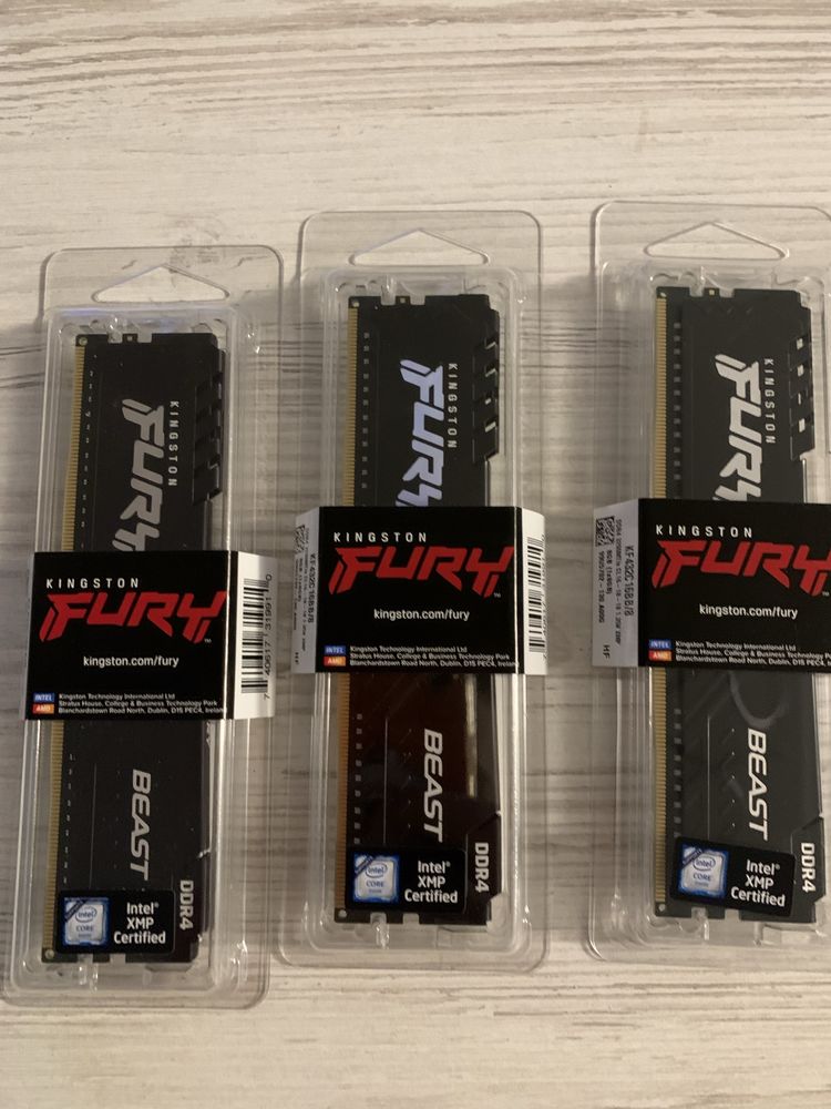 Kingston Fury Beast DDR4 8GB, Intel XMP Certified
