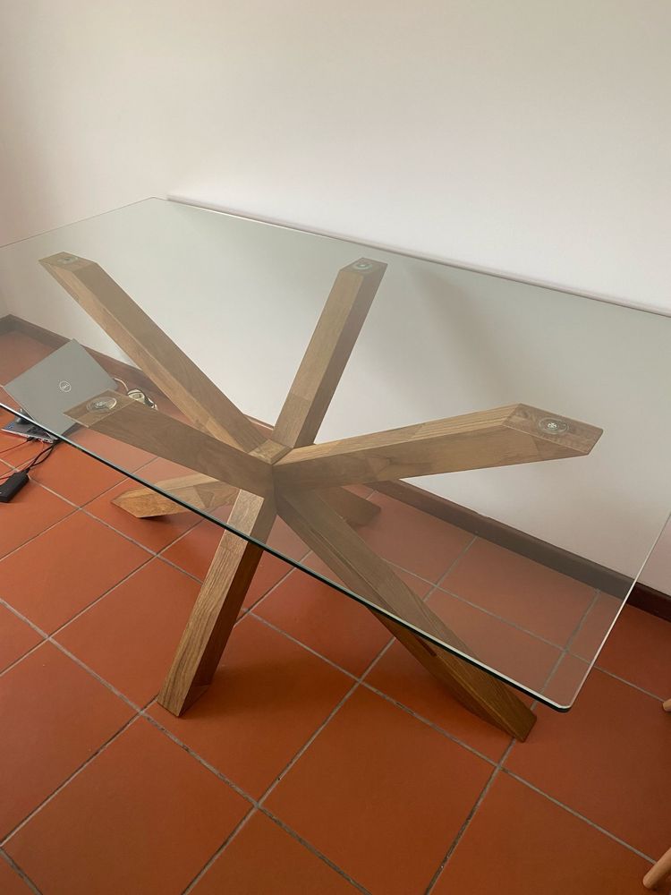 Mesa de vidro 90x160