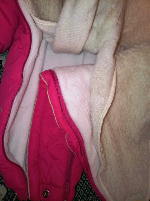 Дитячий зимовий комбінезон трансформер "Бейбик" з отстежной овчиною