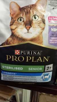 Корм Purina Proplan для стерилiзованих котів 7+