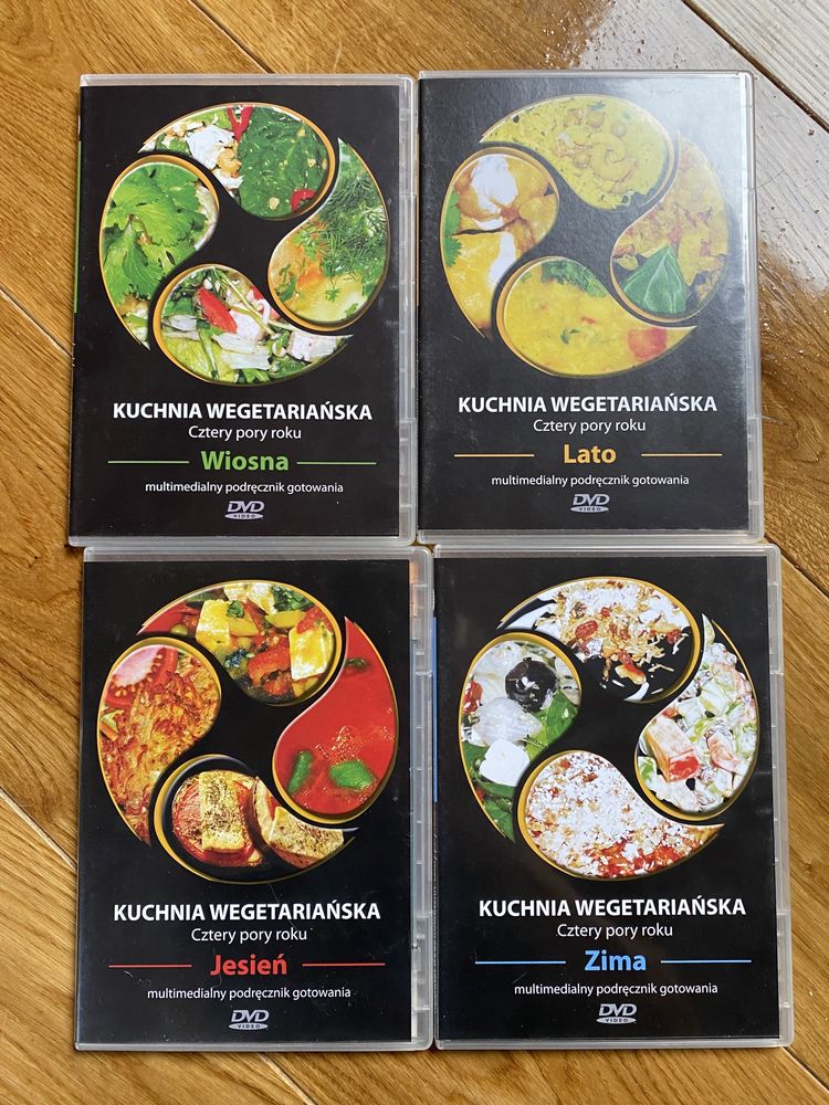 Przepisy kuchni wegetariańskiej - 4 płyty dvd