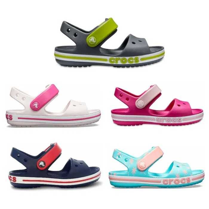 CROCS ДЕТСК Сандалии BayabandCrocbandC7,C8,C9,C10,C11,C12,C13,j1,j2,j3