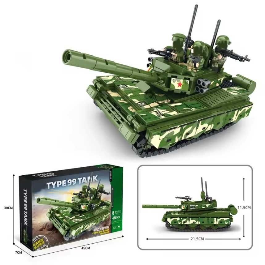 Czołg Type - 99 Prezent dla Chłopca Pudełko Klocki Kompatybilne z LEGO