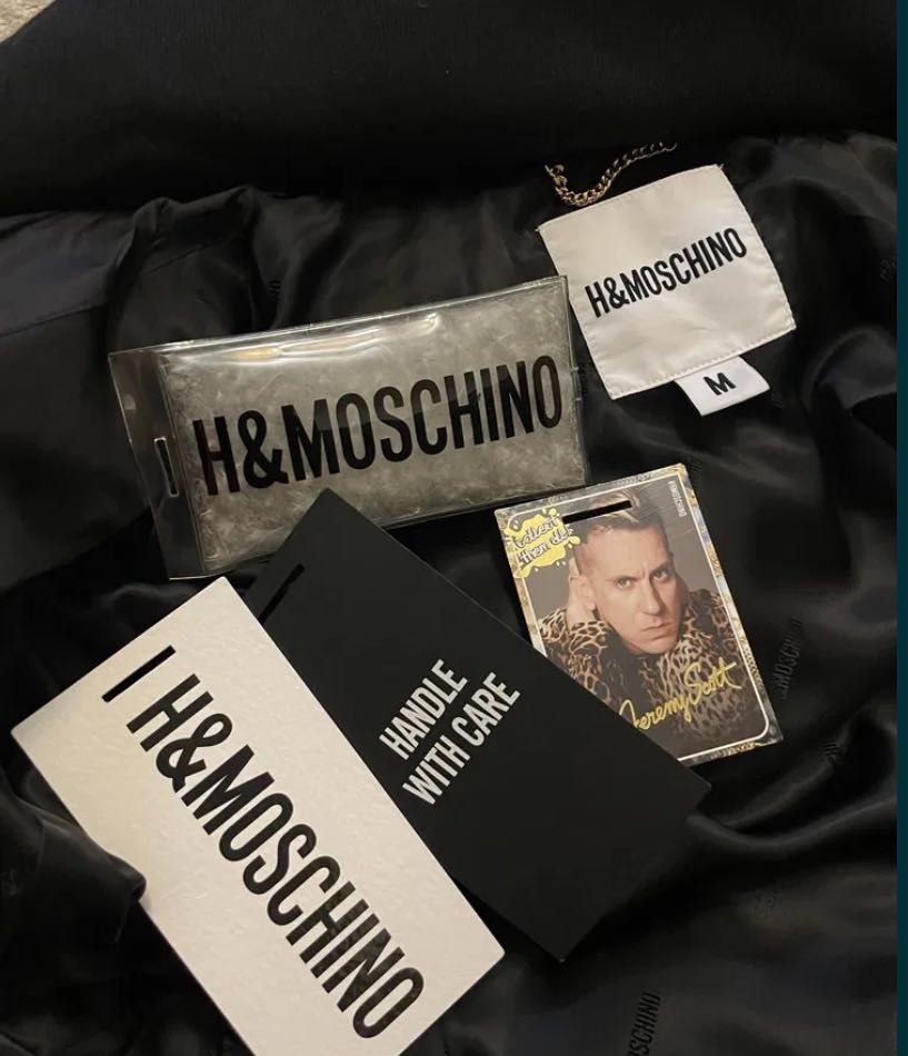 Moschino H&M пуховик куртка пуффер лімітована колекція новий