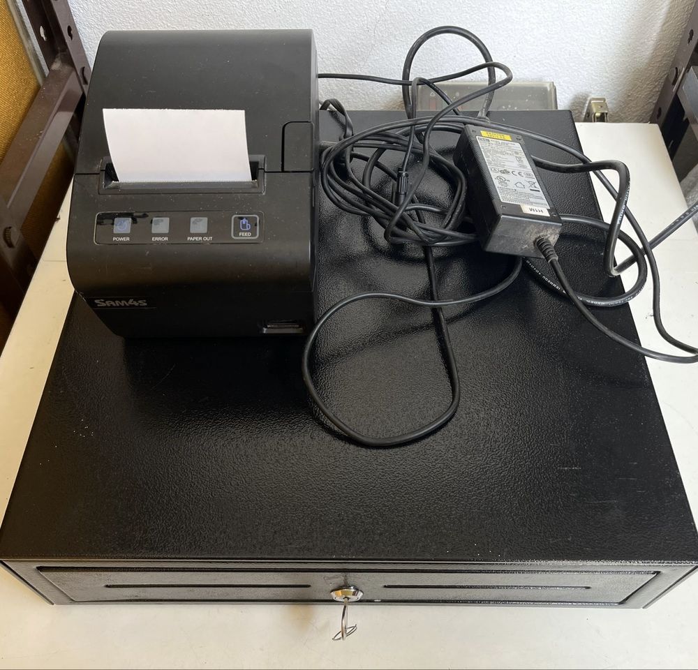 Impressora térmica para POS sam4s e gaveta - VENDO JUNTO OU SEPARADO