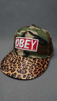 Czapka Obey Camo LeoPard Big Logo Snapback Cap