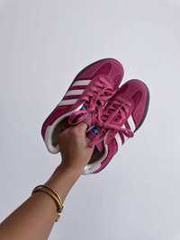 Женские кроссовки Adidas Gazelle Indoor Pink розовые кеды Spezial