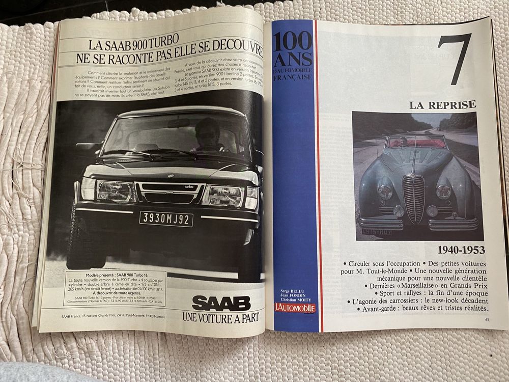 Revista L’Automobile de 1984