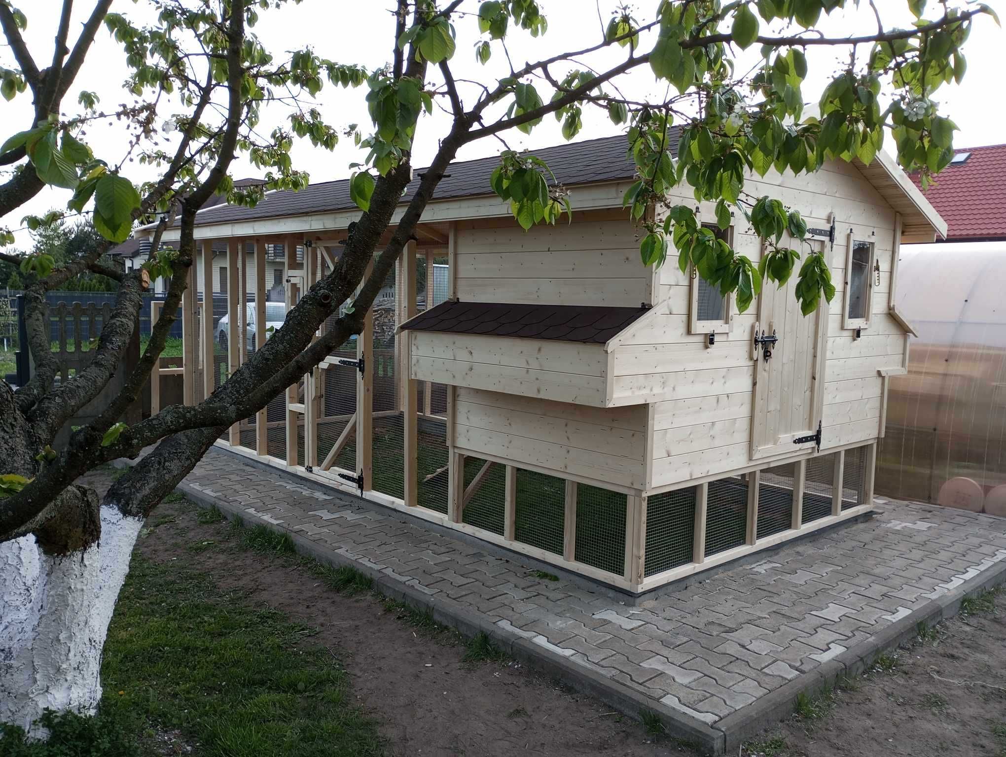 Kurnik z woliera 5x2