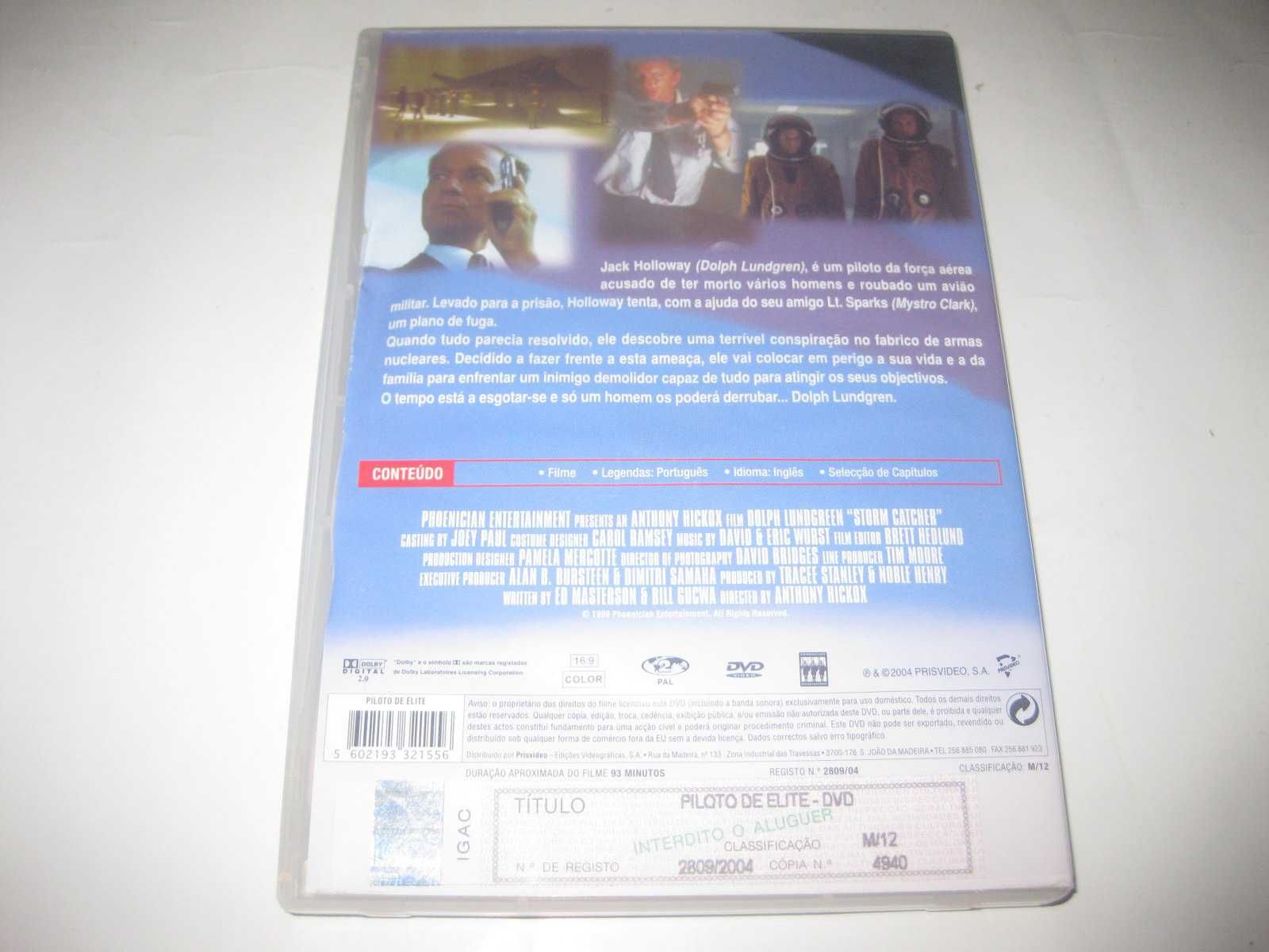 DVD "Piloto de Elite" com Dolph Lundgren/Raro!