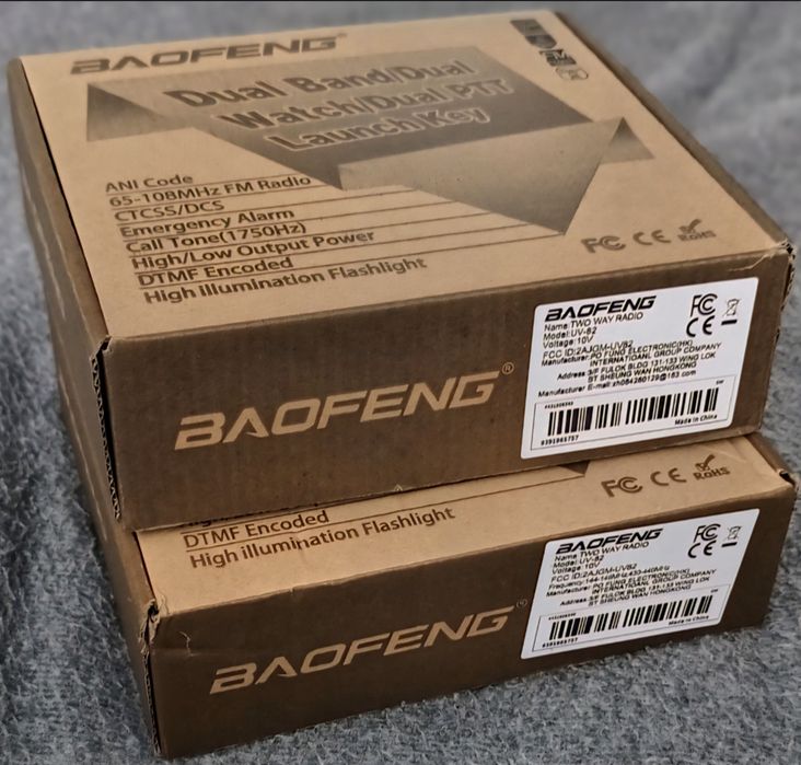 Радиостанции Baofeng uv82 и Quansheng  k5