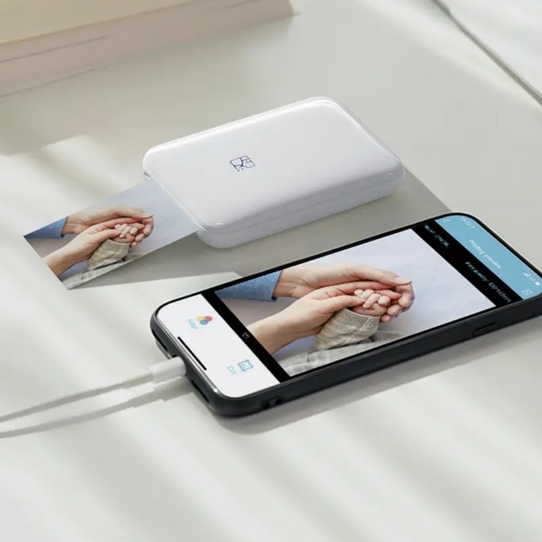 Instax Drukarka do mini zdjęć z telefonu Photo Printer + 50 arkuszy