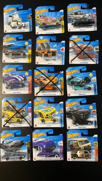 Hot Wheels likwidacja kolekcji, pojedyncze modele